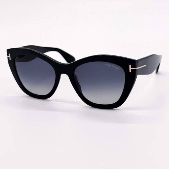 NEW TOM FORD CARA TF940 POLARIZED 01D WOMEN SUNGLASSES FT0940/S BLACK main image 7